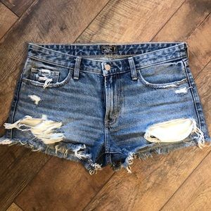 Abercrombie & Fitch Jean Shorts 2018 Summer Season